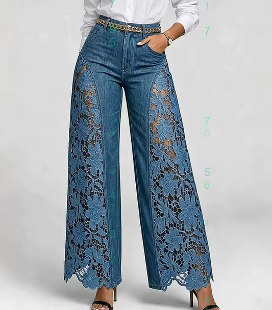 JEANS ELEGANCE BOTA CAMPANA✨