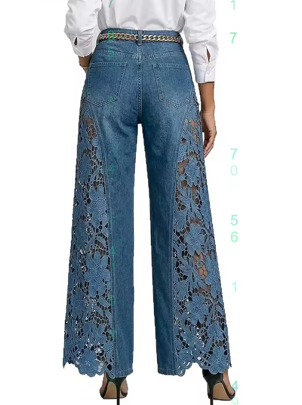 JEANS ELEGANCE BOTA CAMPANA✨