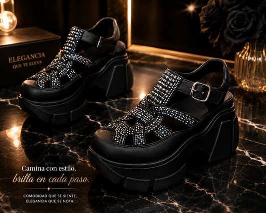 SANDALIA PLATAFORMA NOVA STEP⚡seguridad y elegancia en un solo paso⚡