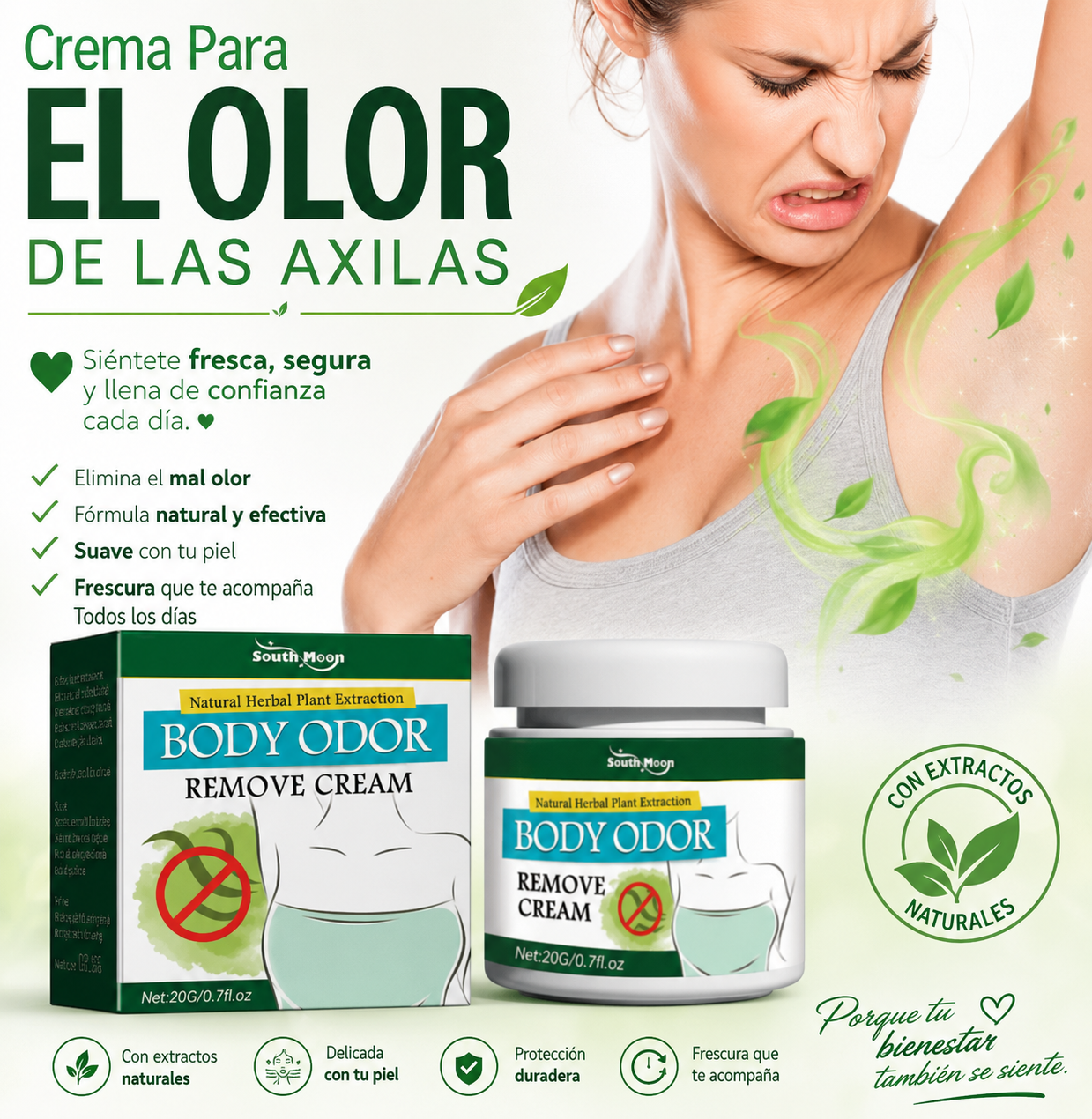 🌸 Crema pal mal olor de Axilas Body Odor™