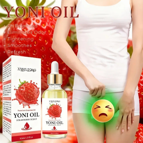 Aceite Íntimo de Fresa Natural