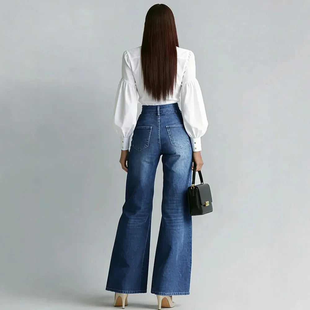 Jeans Cremallera Dorada