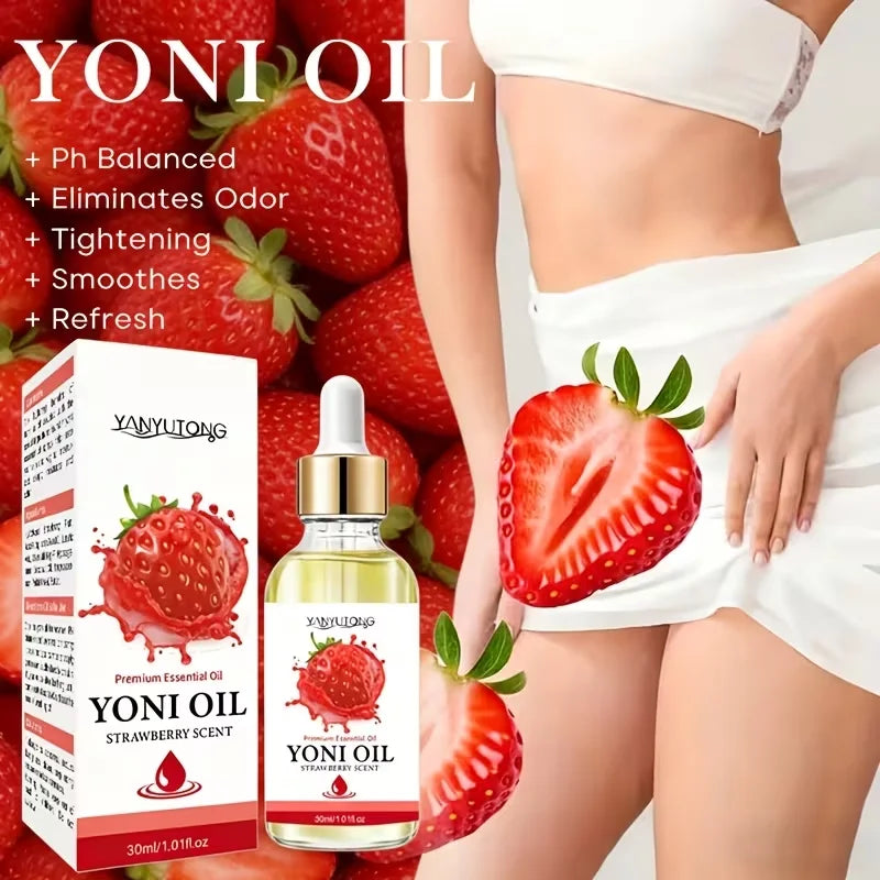 Aceite Íntimo de Fresa Natural