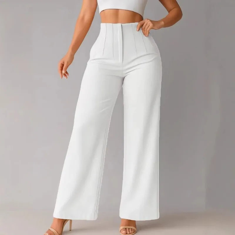 Pantalones Anchos Soft Chic