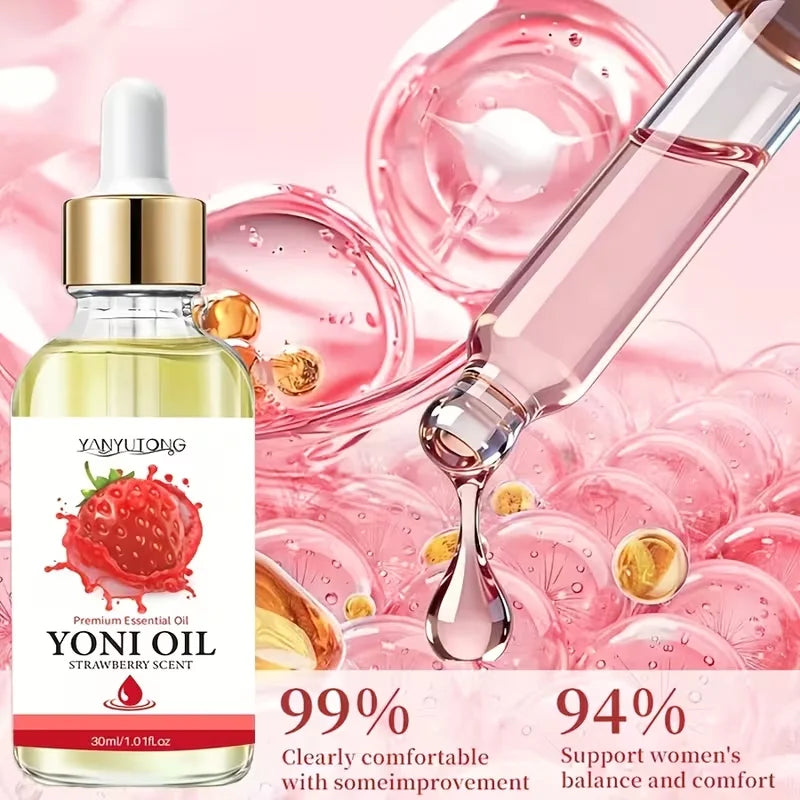 Aceite Íntimo de Fresa Natural