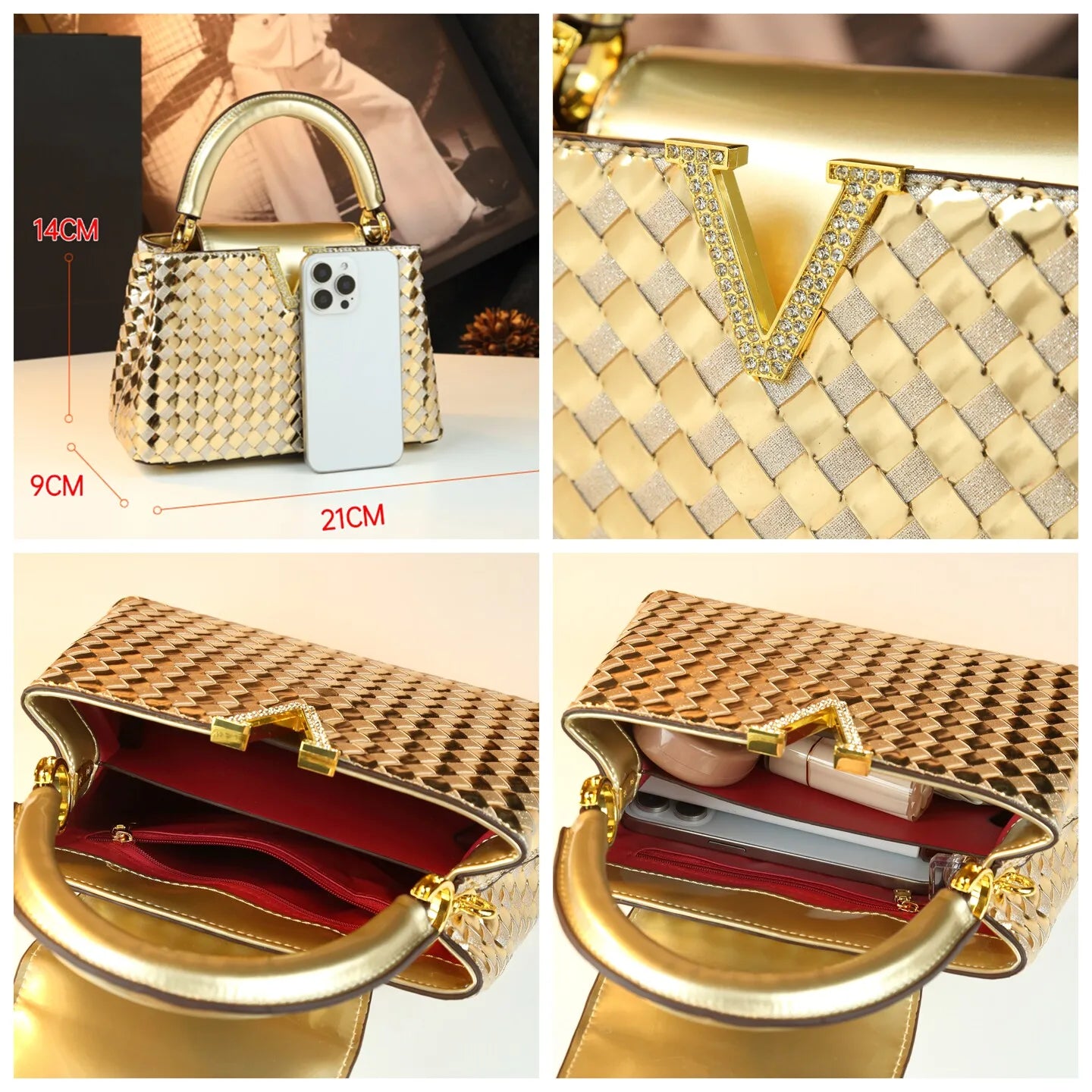 Bolso Platinum Chic