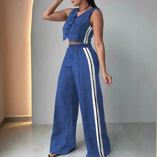 Conjunto Elegante V-neck