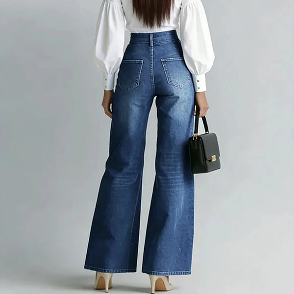 Jeans Cremallera Dorada