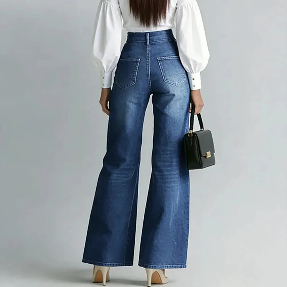 Jeans Cremallera Dorada