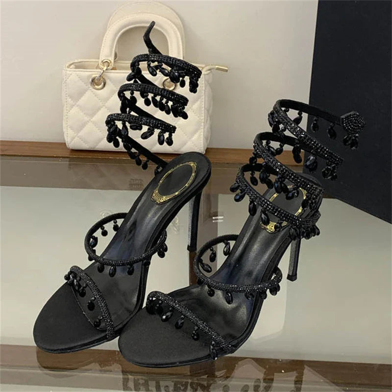Sandalias Elegantes Cristales