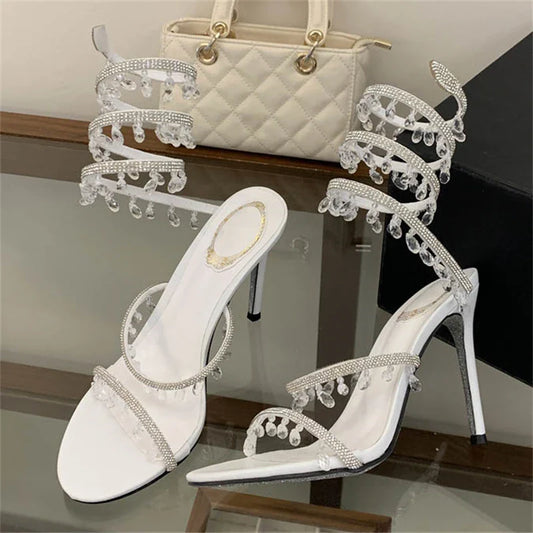 Sandalias Elegantes Cristales