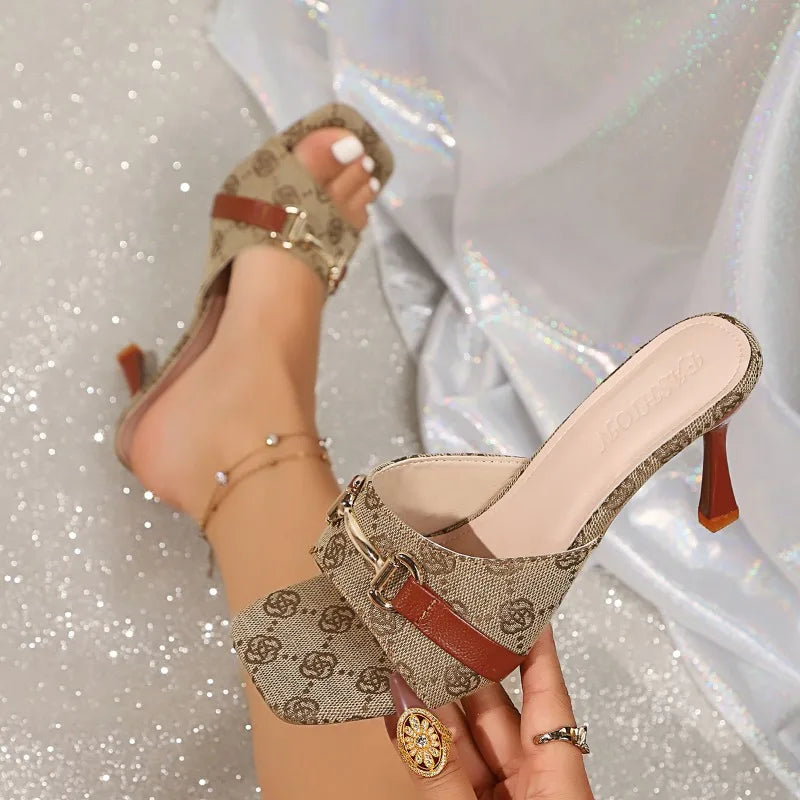 Sandalias de Tacón Elegantes